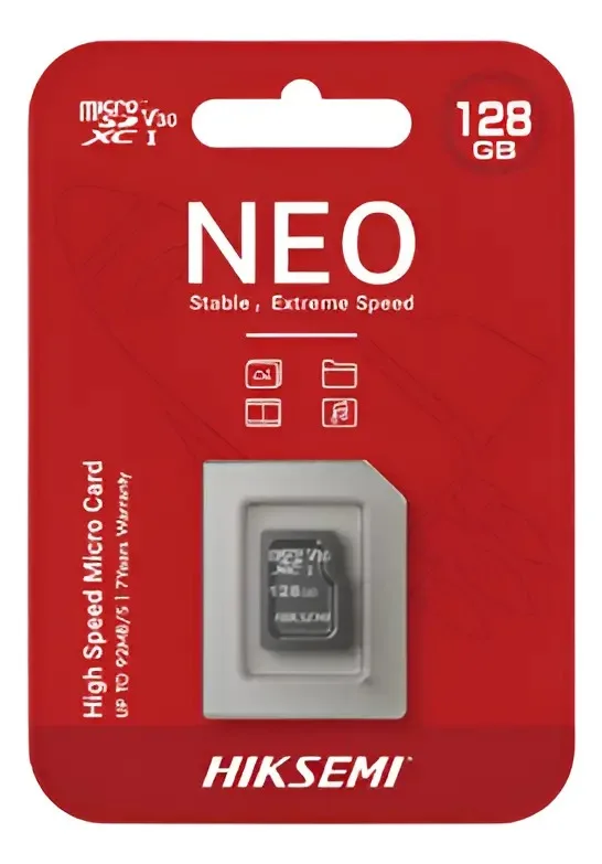 Almacenamiento MicroSD Hiksemi 128GB Neo C10 HS-TF-C1 128G