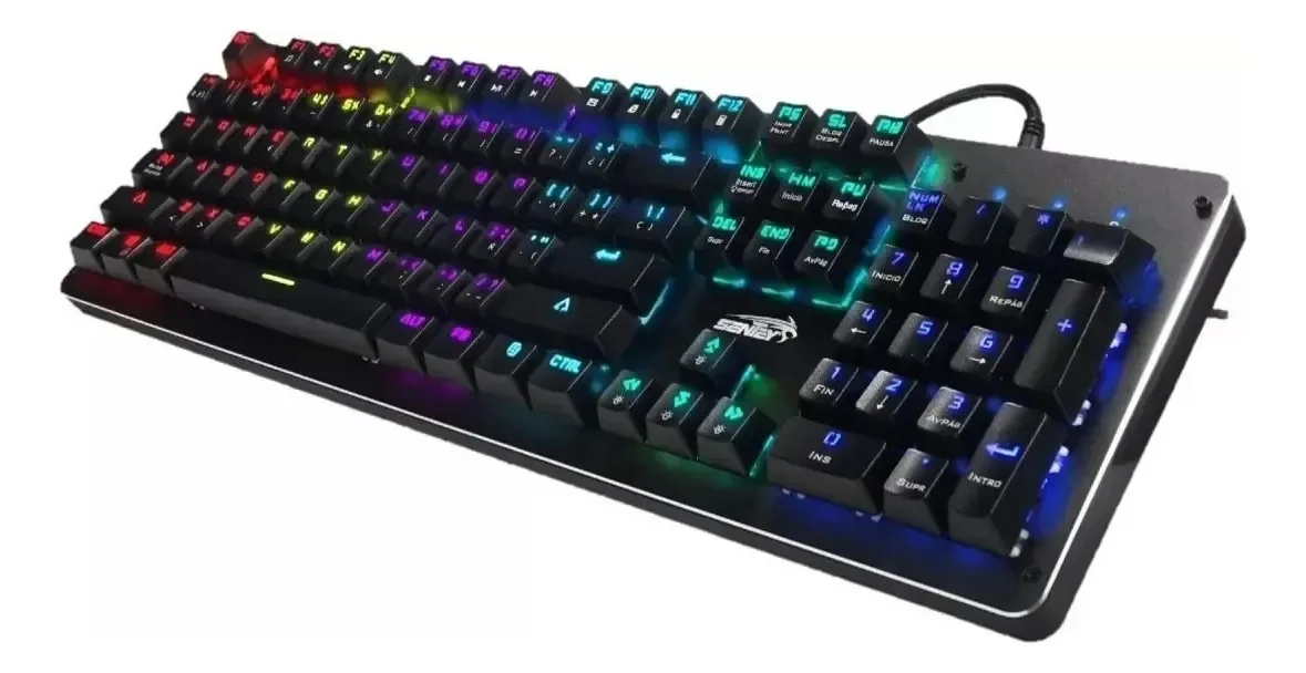 Perifericos Teclado USB Sentey FSPRO RGB Gamer Mecanico GS-530