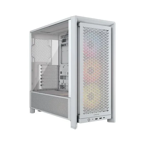 Gabinete Gamer Corsair Modular Frame 4000D RS X3 Fan ARGB White CC-9011297-WW
