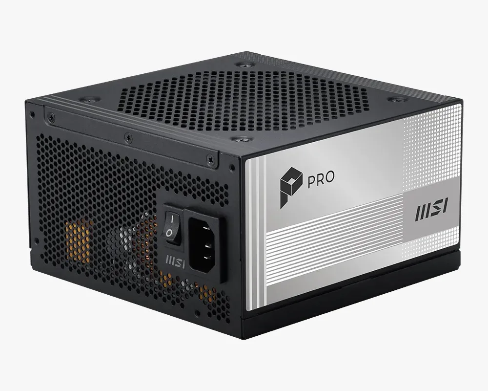 Fuente Certificada MSI 1000W PRO 80 Plus Platinum Full Modular