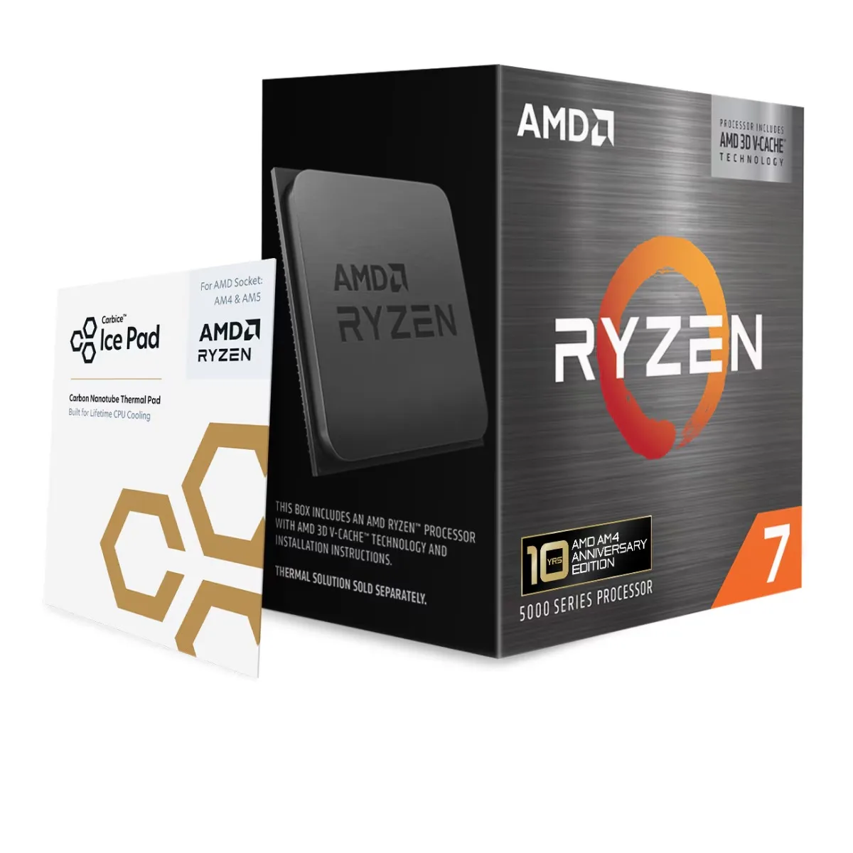 PROCESADOR AMD RYZEN 7 5800X3D SIN VIDEO SIN COOLER AM4