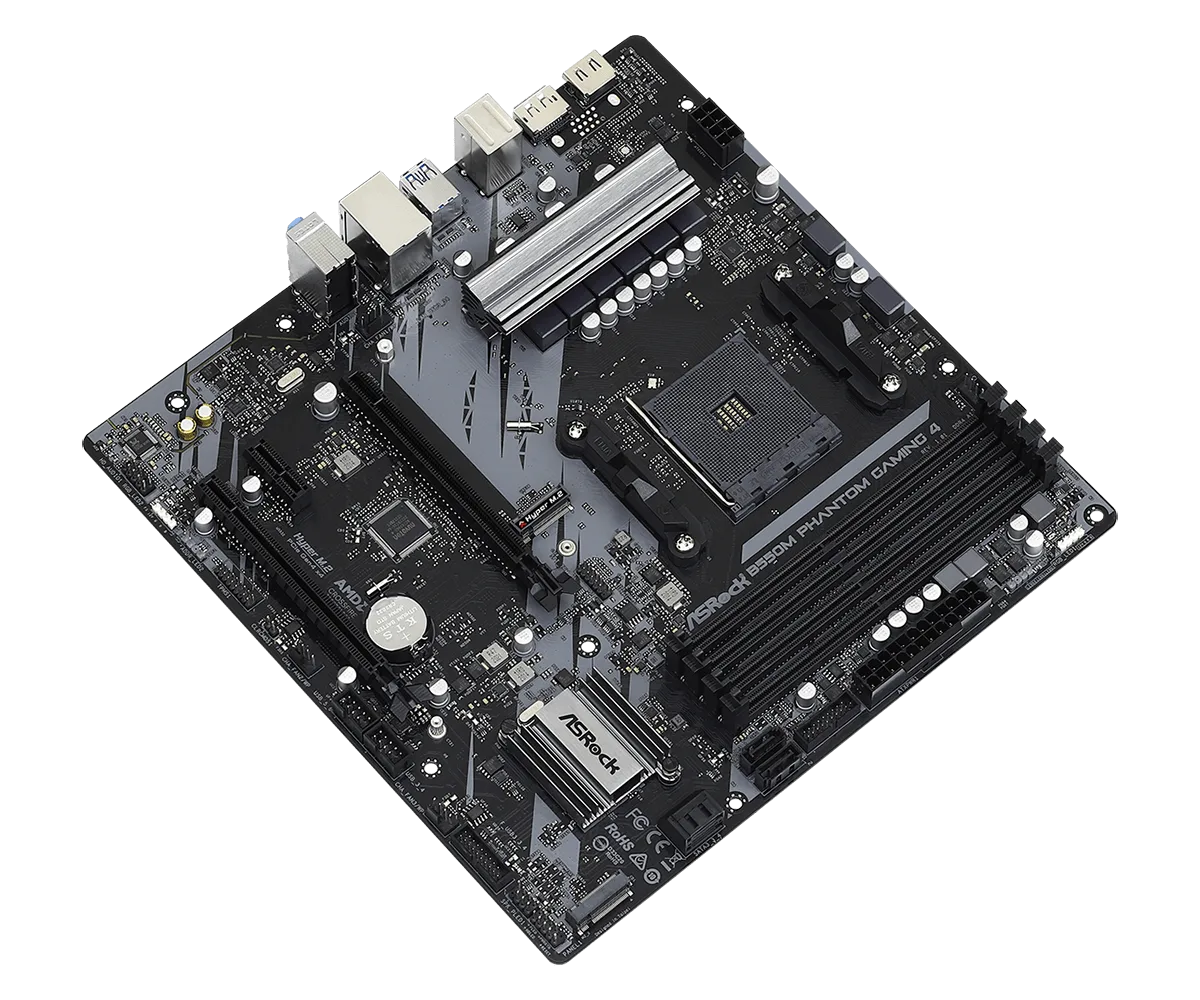Motherboard Amd Asrock B550M Phantom Gaming 4 AM4 — foto 3