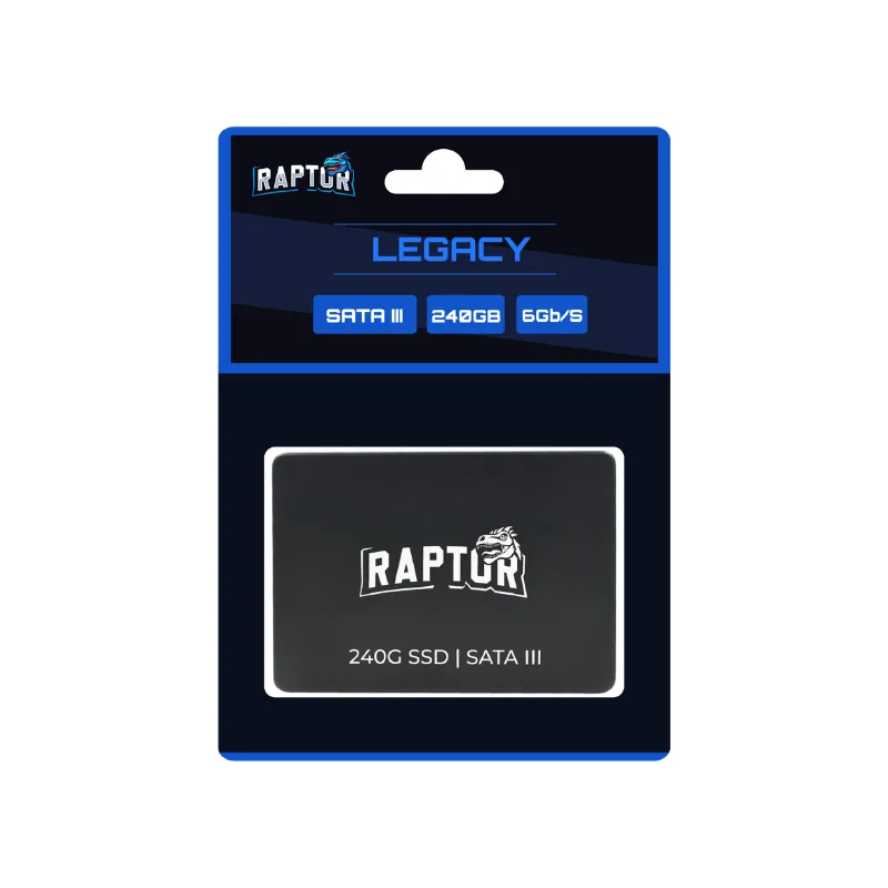 Almacenamiento Disco Solido SSD SATA Raptor 240GB Legacy RAP-SSD-SATA-240GB