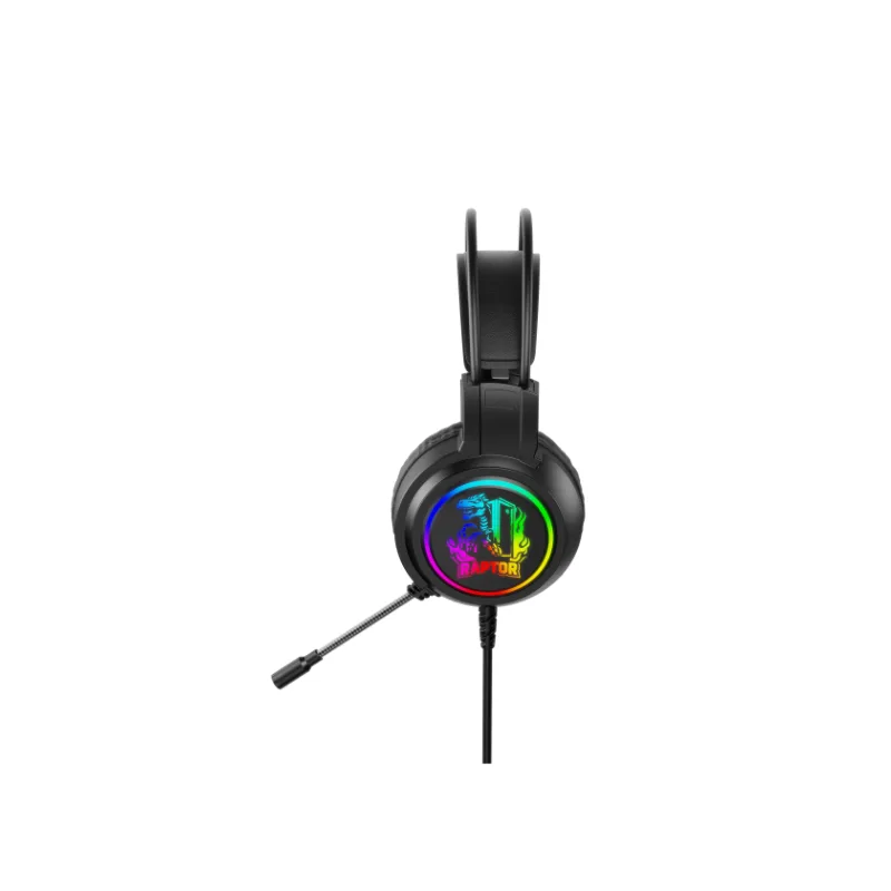Perifericos Auricular Raptor Shadow Core RGB Black Jack 3.5mm Gamer RAP-AURI-RGB-3.5-CR