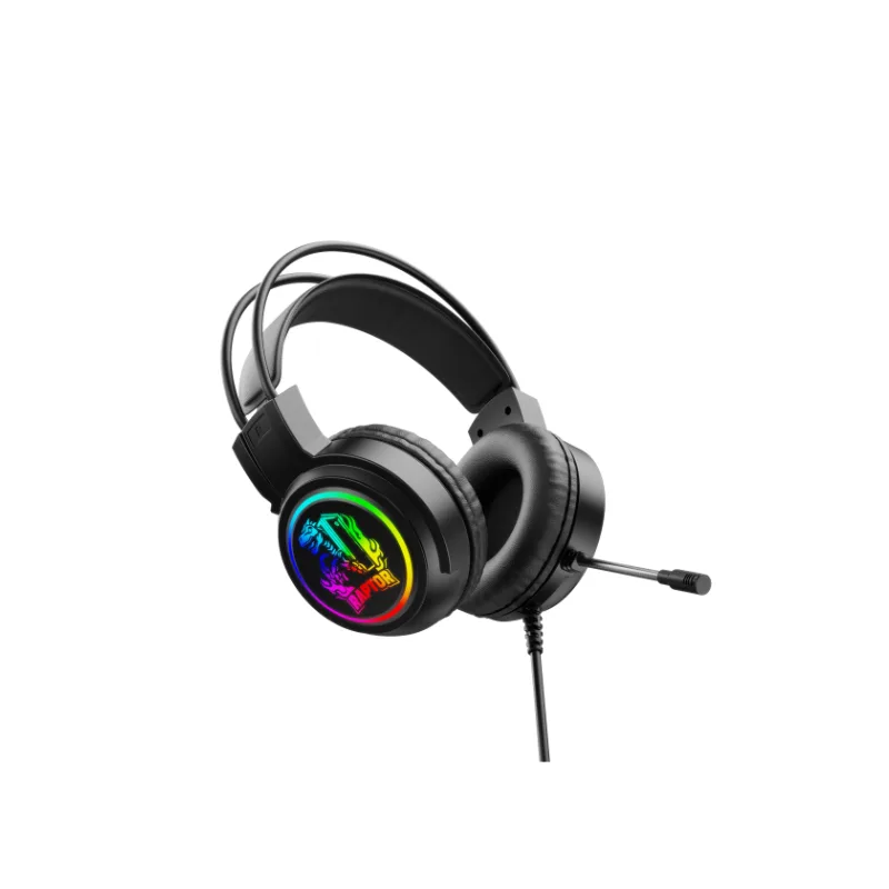 Perifericos Auricular Raptor Shadow Core RGB Black Jack 3.5mm Gamer RAP-AURI-RGB-3.5-CR