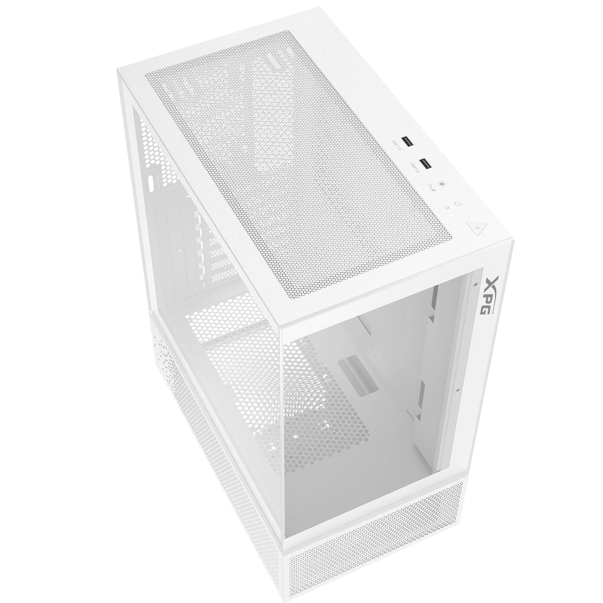 Gabinete Gamer XPG Invader X Mini X5 Fan ARGB White INVADERXMINIMT WH C WW