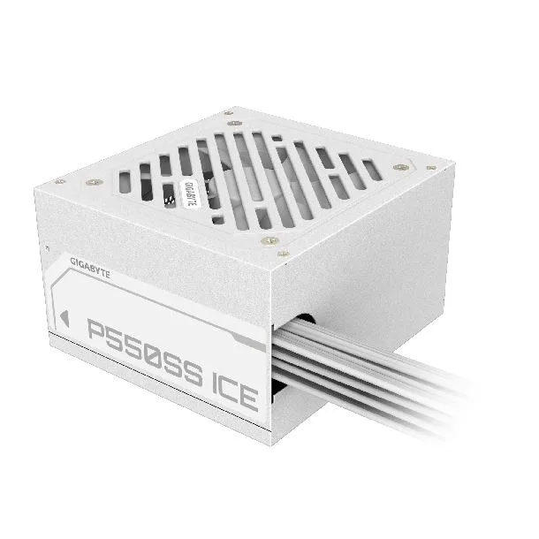 Fuente Certificada Gigabyte 550W 80 Plus Silver ICE White GP-PS550S