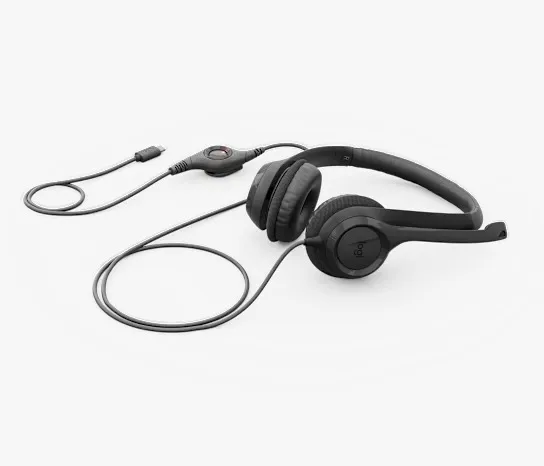 Perifericos Auricular Logitech H390 Black USB-C 981-001575