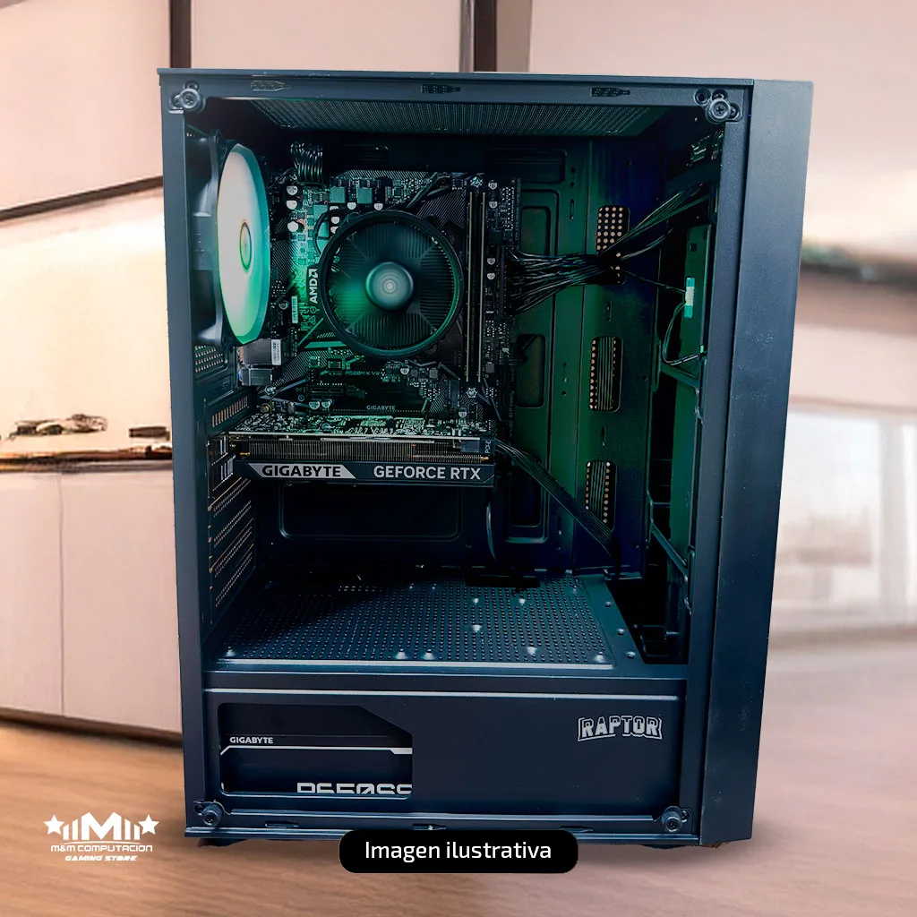 PC ARMADA GAMER MEDIUM RYZEN 5 5600GT /A520M /16GB /480GB /GABINETE /FUENTE 550W 80P