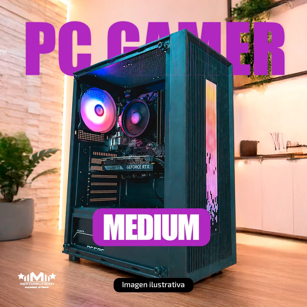 PC ARMADA GAMER MEDIUM CORE ULTRA 5 225F /RTX 5050 /H810M /16GB /480GB /GABINETE /FUENTE 550W 80P