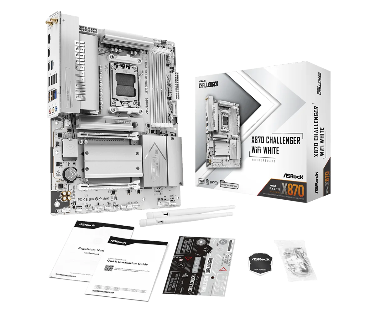 Motherboard Amd Asrock X870 Challenger WIFI White AM5