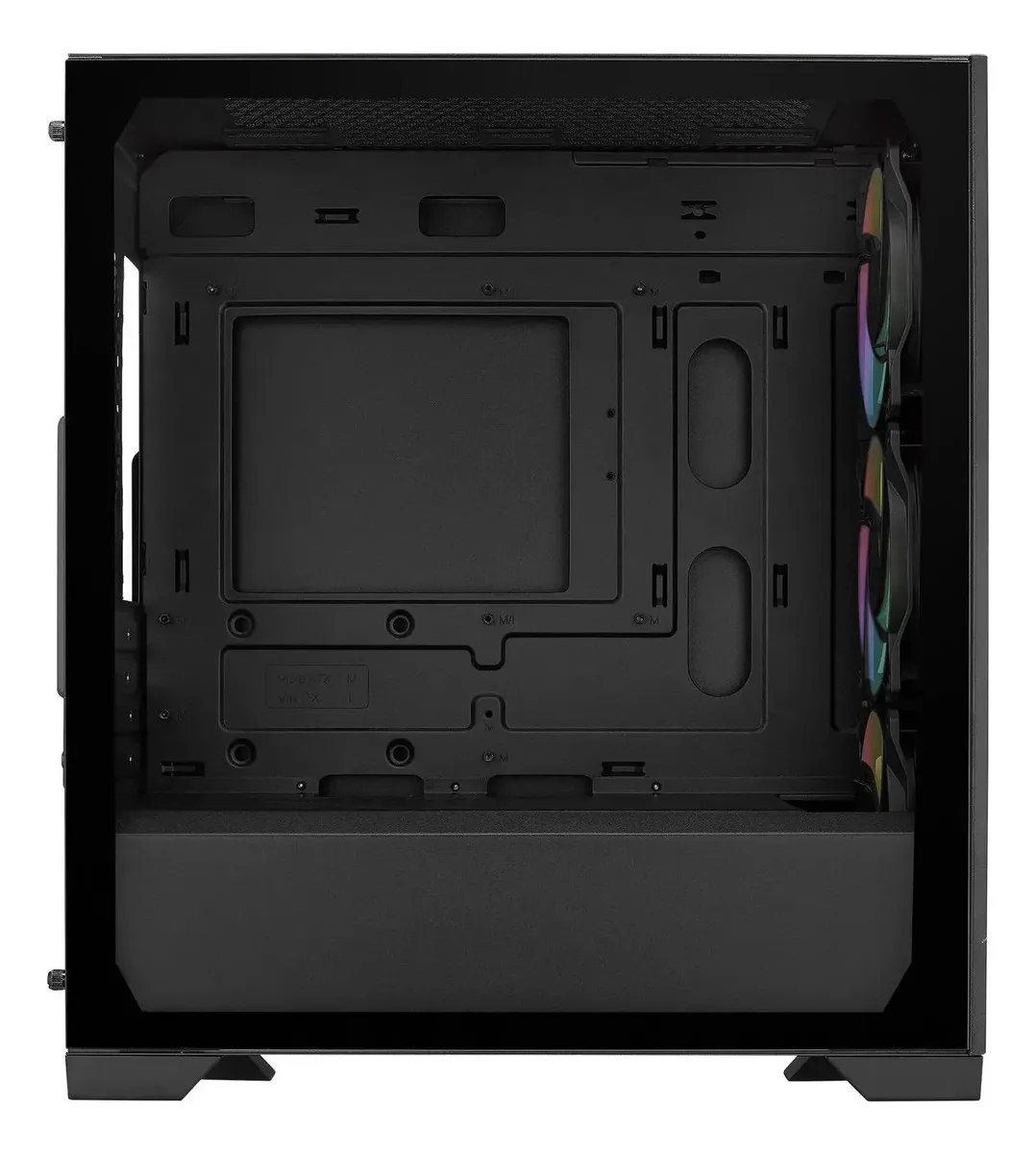 Gabinete Gamer Cooler Master Elite 302 Black X3 Fan ARGB Black E302-KGNN-500