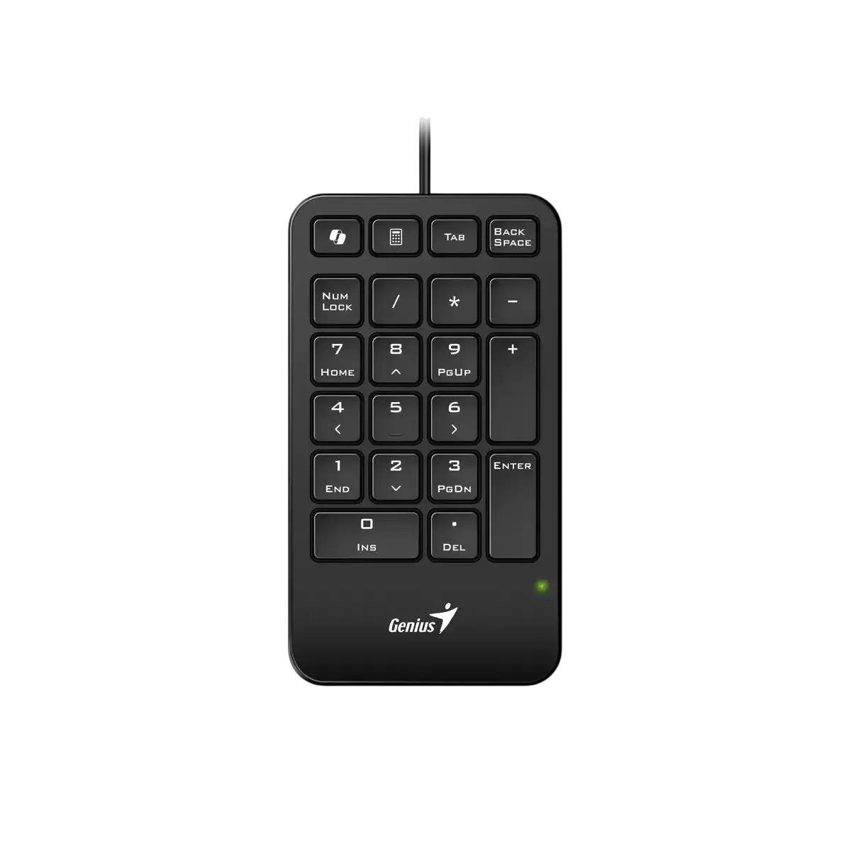 PERIFERICOS TECLADO USB GENIUS NUMPAD NUMERICO 125 USB-A BLACK