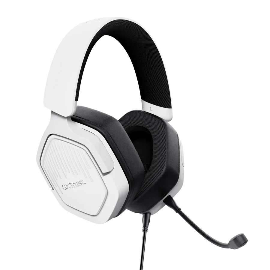 PERIFERICOS AURICULAR TRUST CARUS WHITE GAMER GXT 492W