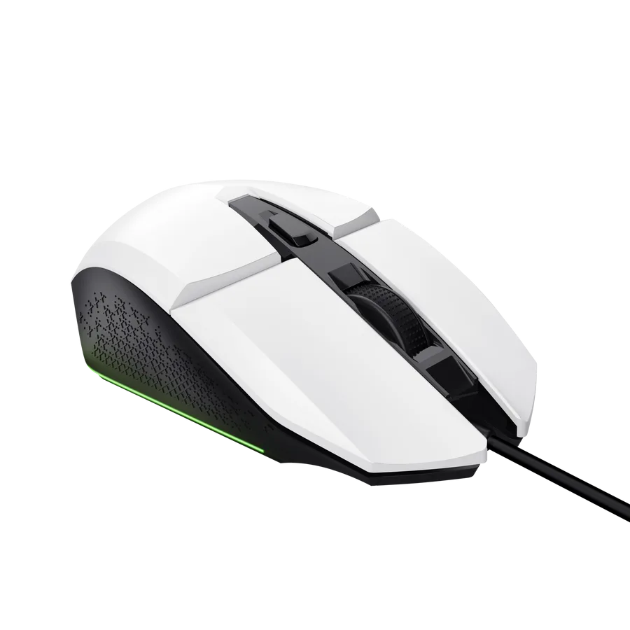 Perifericos Mouse USB Trust Felox White Gamer GXT 109W