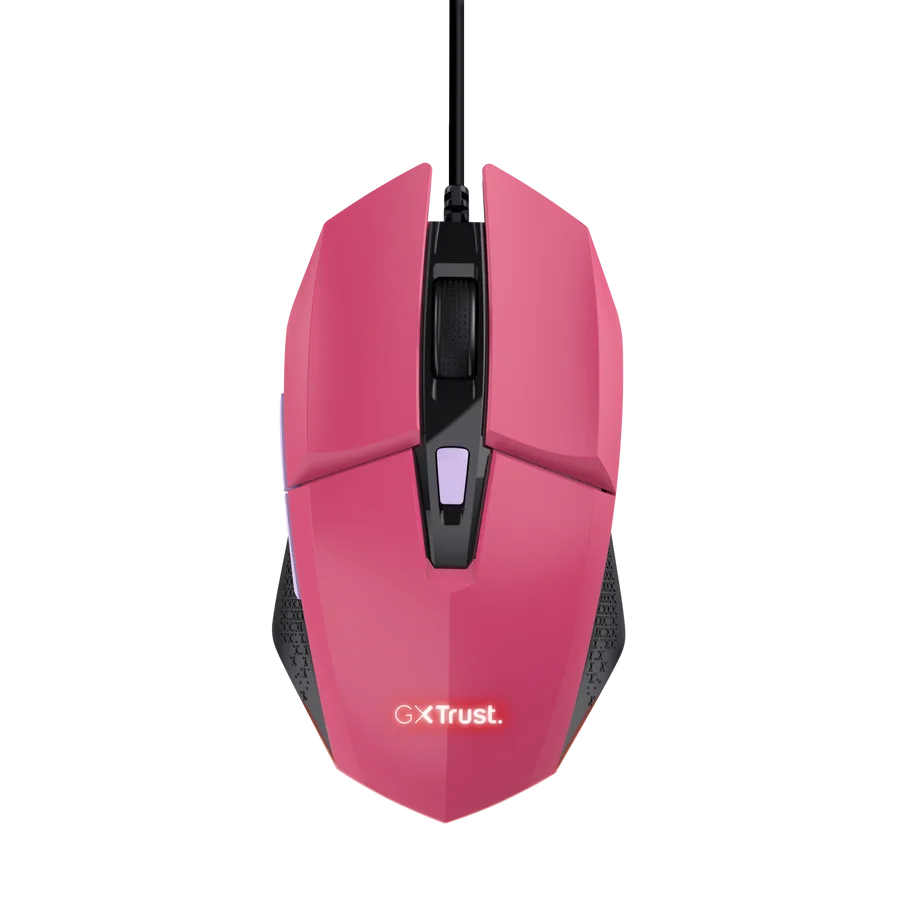 PERIFERICOS MOUSE USB TRUST FELOX PINK GAMER GXT 109P