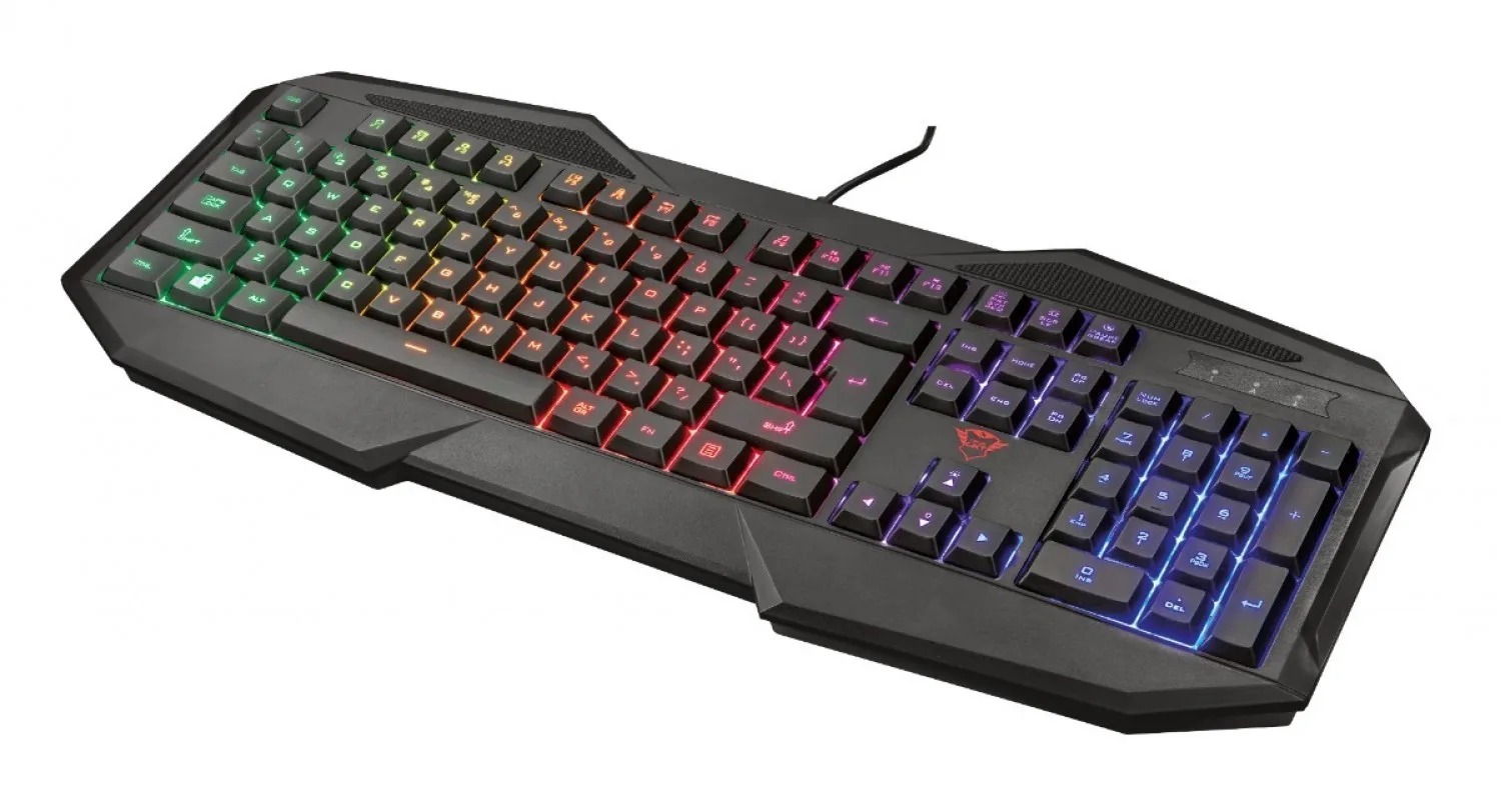 Perifericos Teclado USB Trust Avonn Black Gamer GXT 830RW