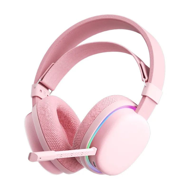 Perifericos Auricular Aula G7 Pink Wireless Gamer