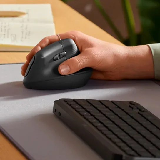 Perifericos Mouse Inalambrico Logitech Lift Ergo Vertical Black BT 910-006466