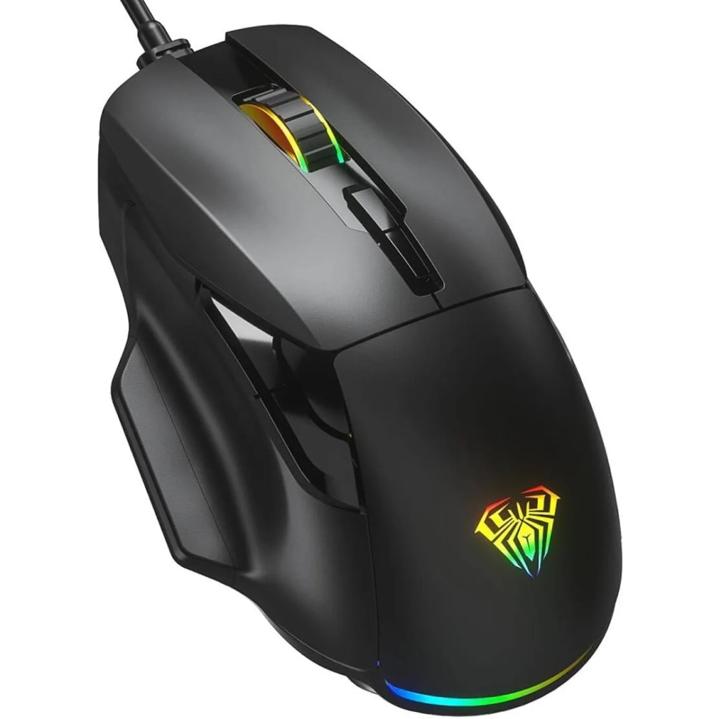 Perifericos Mouse USB Aula F815 Black Gamer