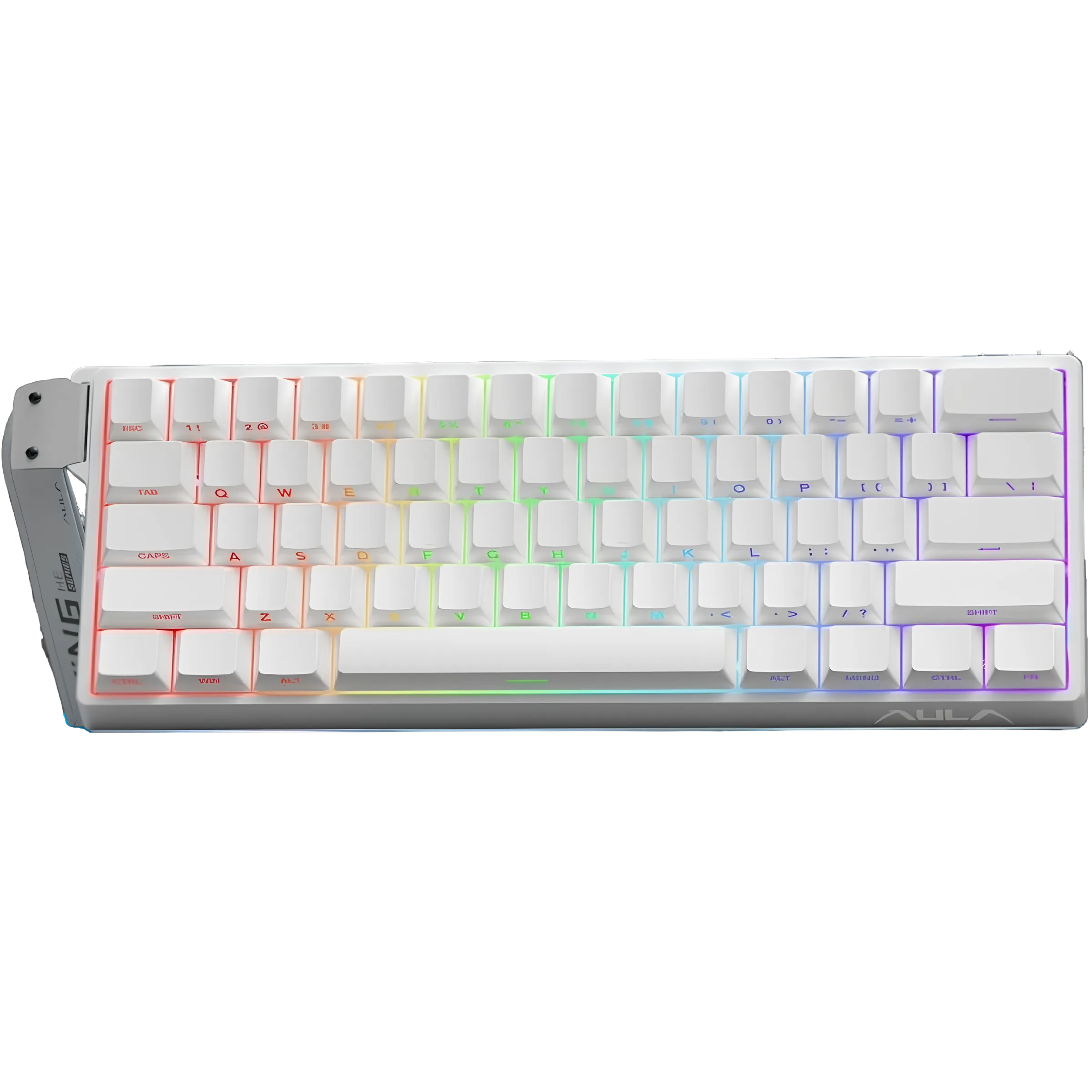 Perifericos Teclado USB Aula WIN60HE White Switch Greywood Gamer Magnetico