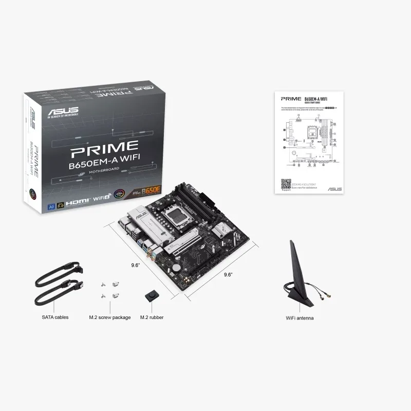 MOTHERBOARD AMD ASUS PRIME B650EM-A WIFI AM5