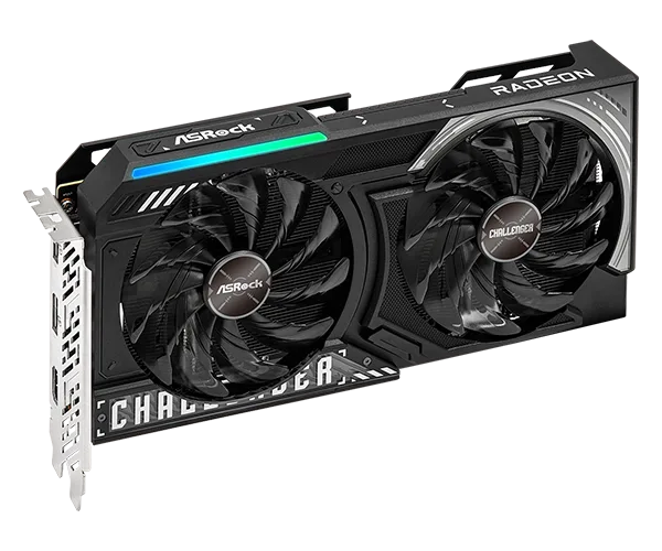 Placa De Video Radeon Asrock RX 9060 XT Challenger 16GB OC RX9060XT CL 16GO — foto 3