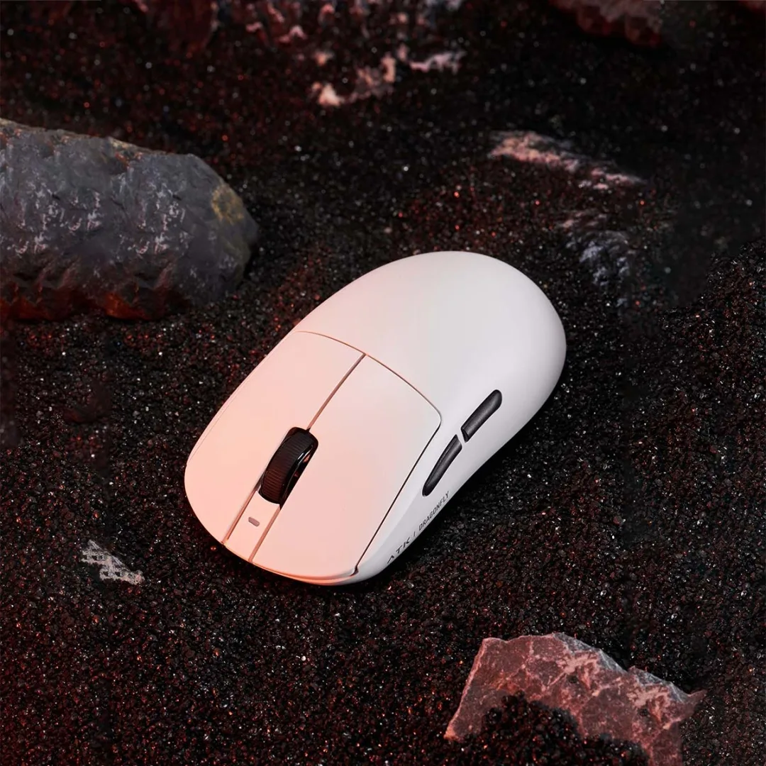 Perifericos Mouse Inalambrico ATK A9 2.0 White Gamer BT — foto 4
