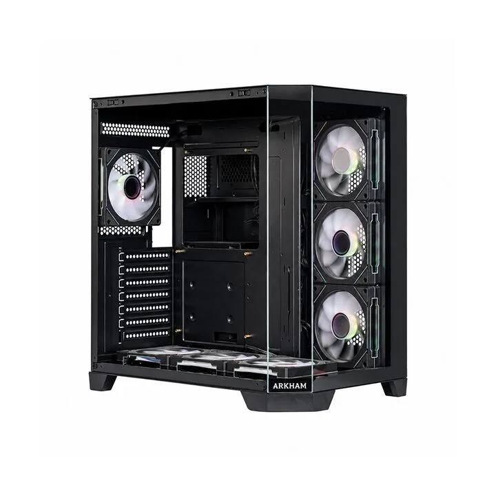 Gabinete Gamer Arkham Procyon V2 X7 Fan ARGB Black — foto 2