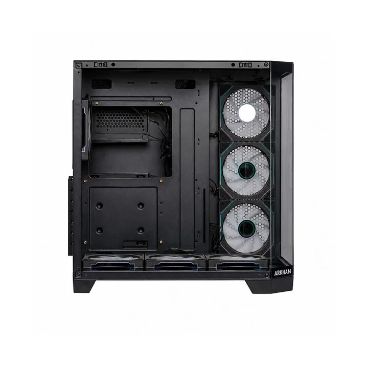 Gabinete Gamer Arkham Procyon V2 X7 Fan ARGB Black — foto 4