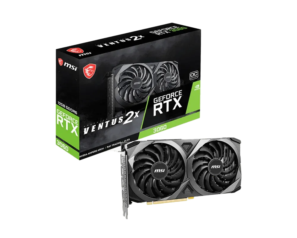 PLACA DE VIDEO NVIDIA GEFORCE MSI RTX 3060 TI GAMING X 8G 912-V397-234