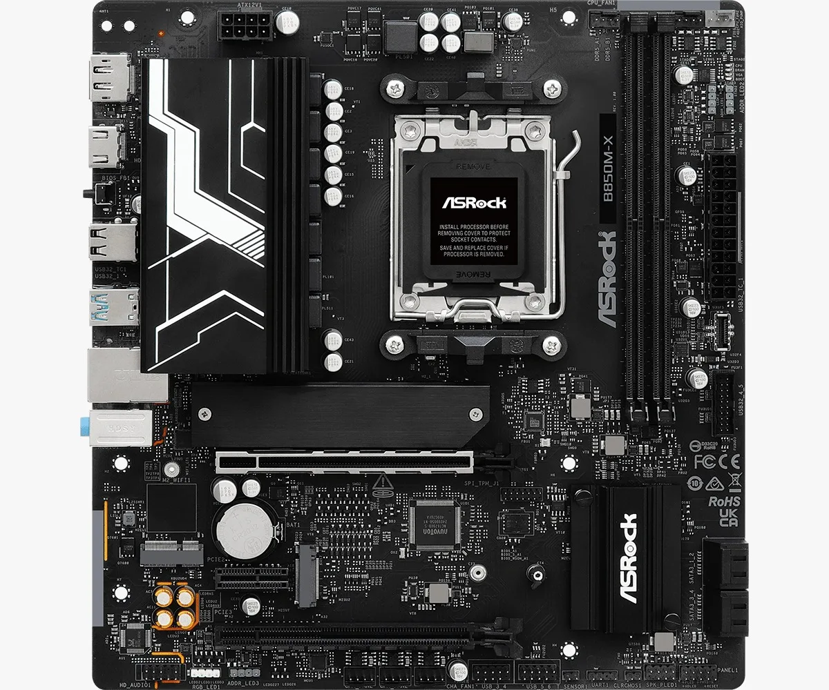 Motherboard Amd Asrock B850M-X AM5 — foto 2