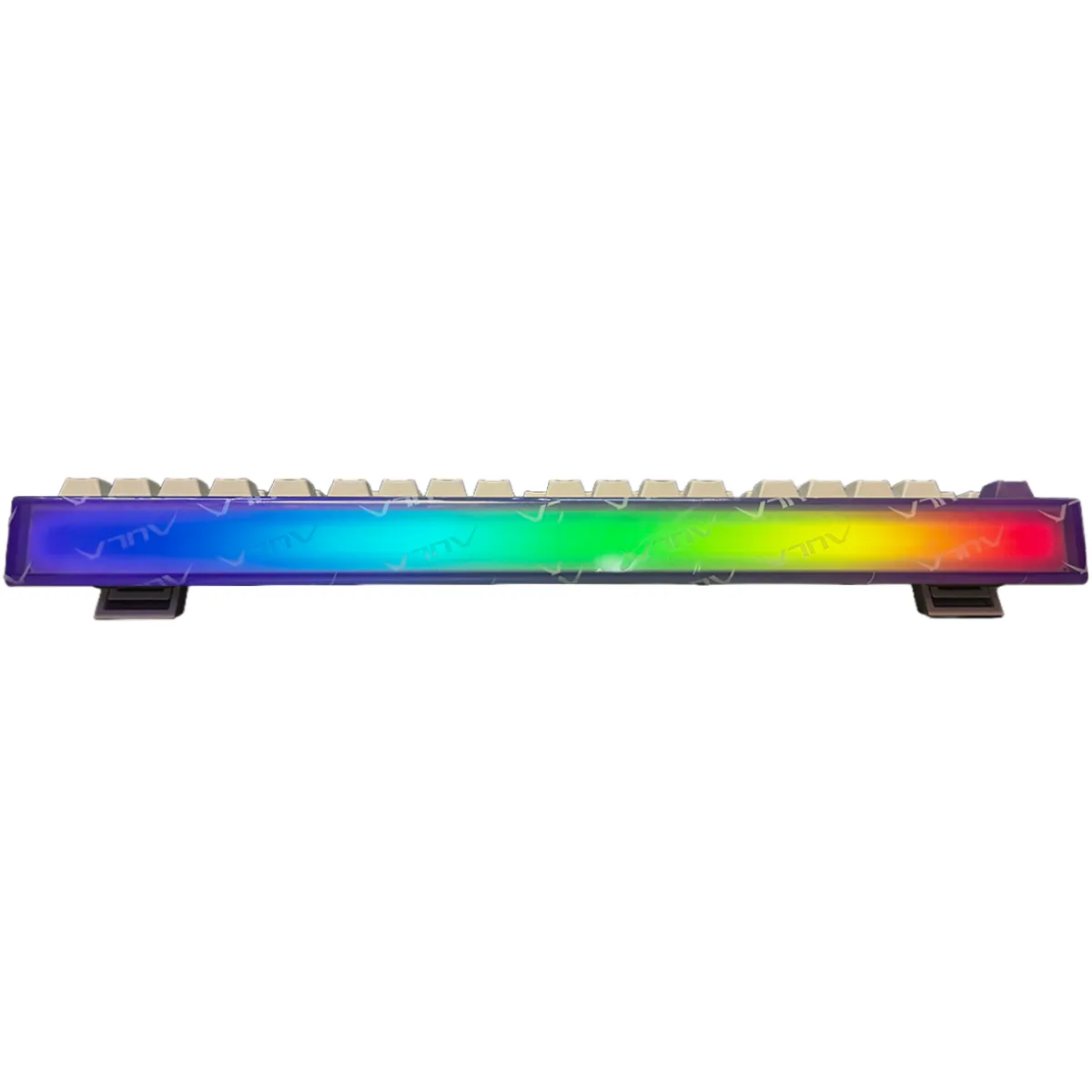 Perifericos Teclado USB Aula Hero 99 White + Purple RGB Switch Wing Chun Gamer Magnetico