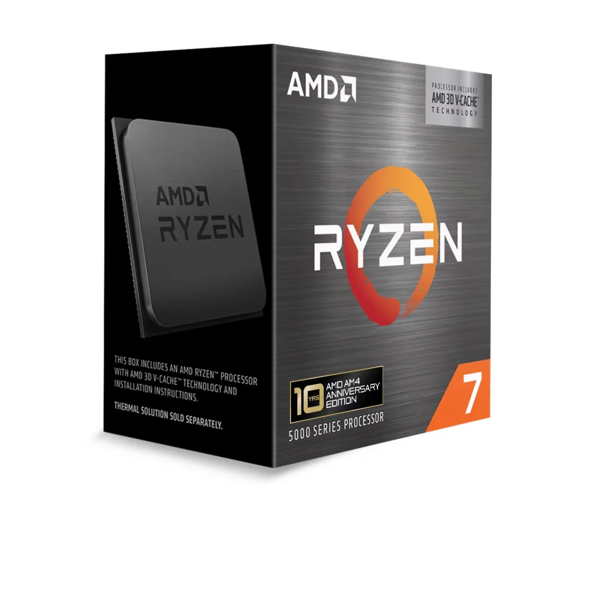 Procesador Amd Ryzen 7 5800X3D Sin Video Sin Cooler AM4