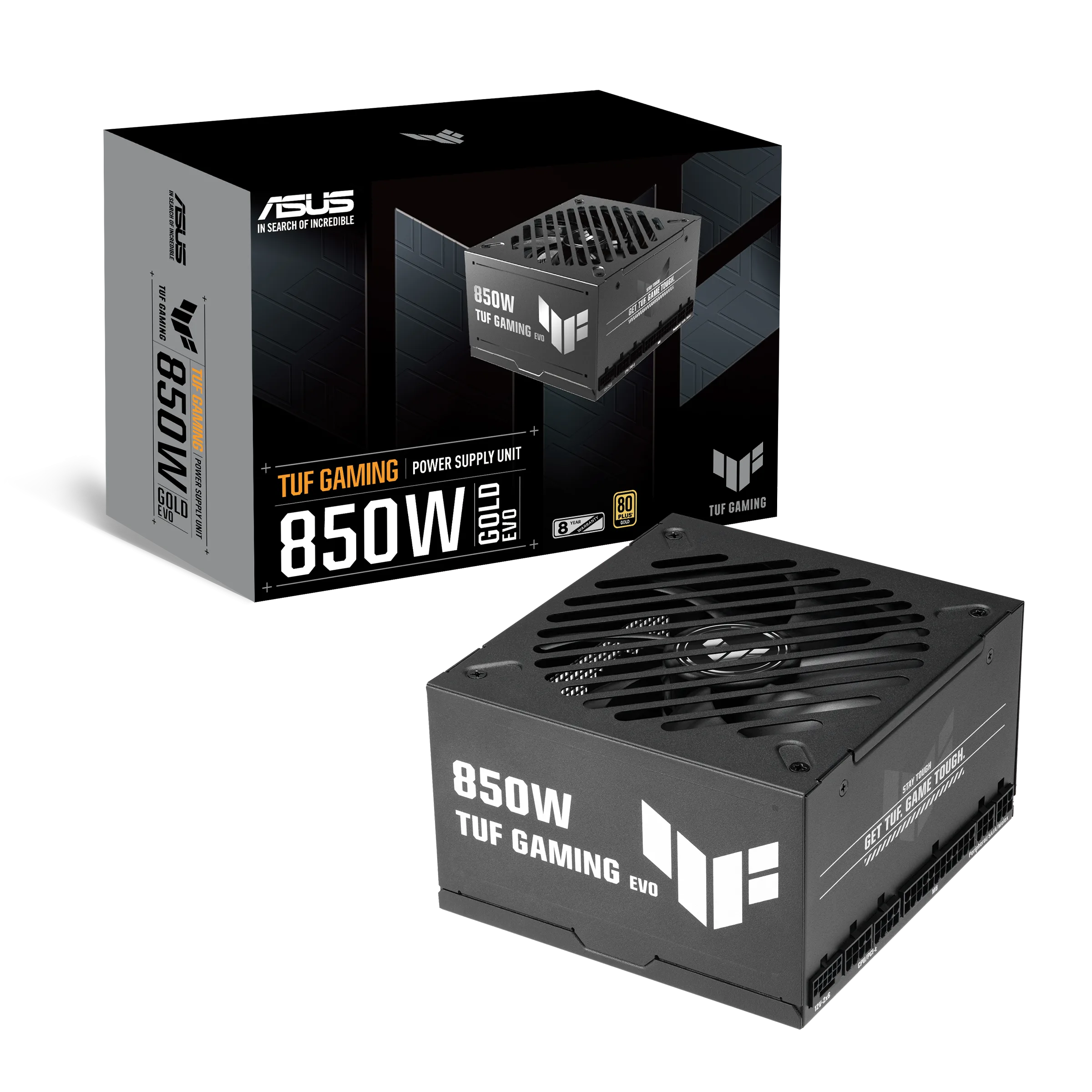 FUENTE CERTIFICADA ASUS 850W TUF GAMING EVO 80 PLUS GOLD FULL MODULAR TUF-GAMING-850G-EVO