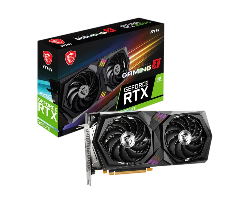 PLACA DE VIDEO NVIDIA GEFORCE MSI RTX 3060 TI GAMING X 8G 912-V397-234