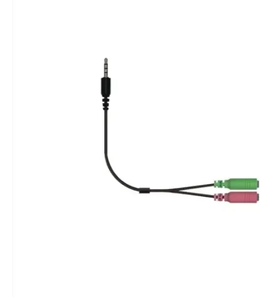 Cable Adaptador Genius 1 Jack M A 2 Jack H ACC-100