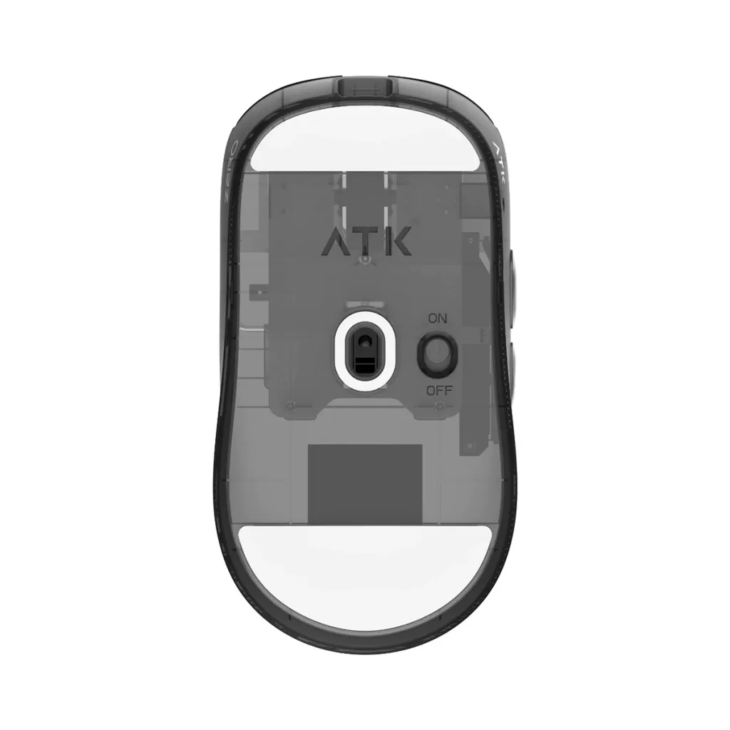 Perifericos Mouse Inalambrico ATK Zero Extreme Frosted Black Gamer