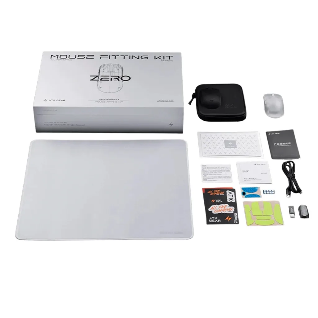Perifericos Mouse Inalambrico ATK Zero Extreme Frosted Black Gamer