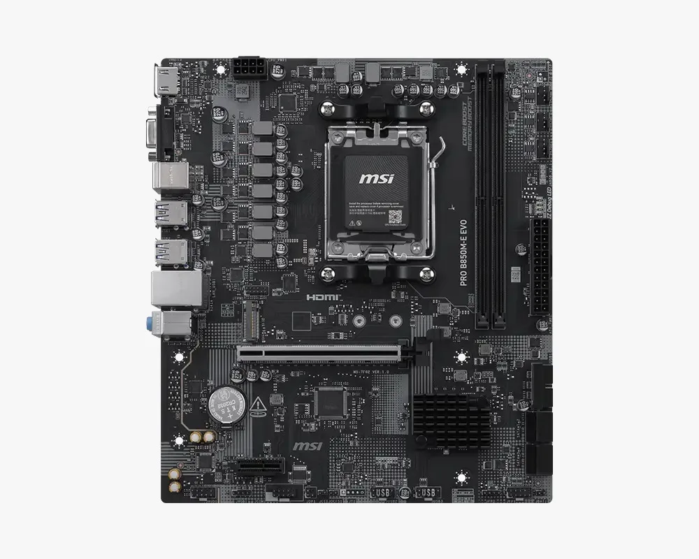 Motherboard Amd MSI PRO B850M-E EVO AM5 — foto 2