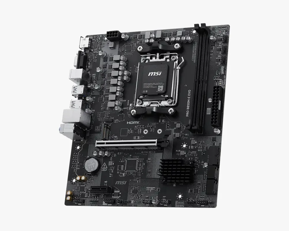 Motherboard Amd MSI PRO B850M-E EVO AM5 — foto 3