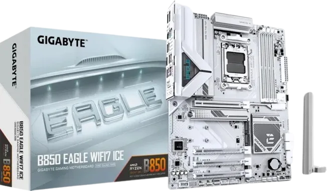 MOTHERBOARD AMD GIGABYTE B850 EAGLE WIFI7 ICE AM5