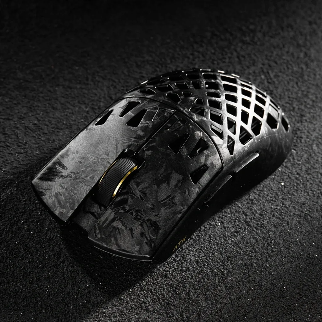 Perifericos Mouse Inalambrico ATK Ghost Ultimate Black Gamer BT