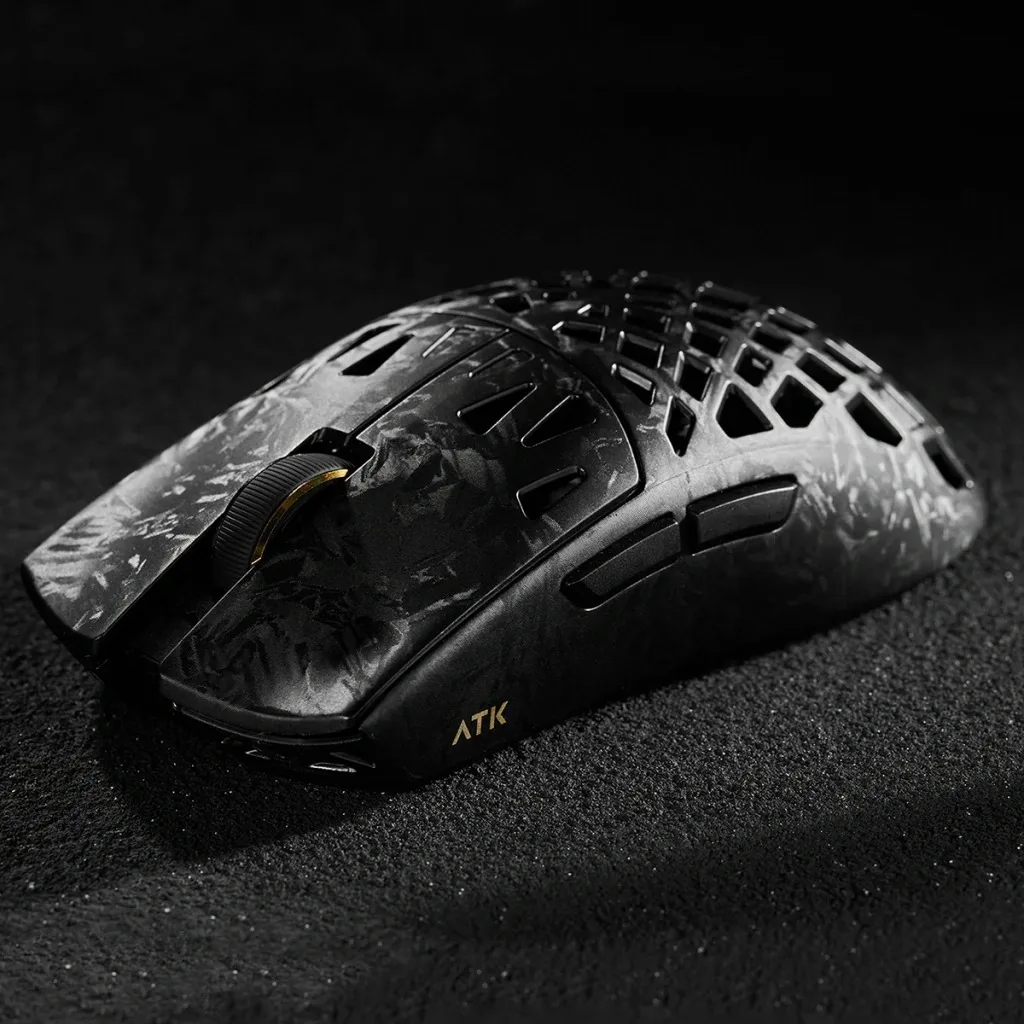 Perifericos Mouse Inalambrico ATK Ghost Ultimate Black Gamer BT