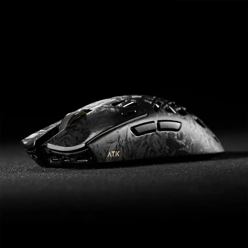 Perifericos Mouse Inalambrico ATK Ghost Ultimate Black Gamer BT