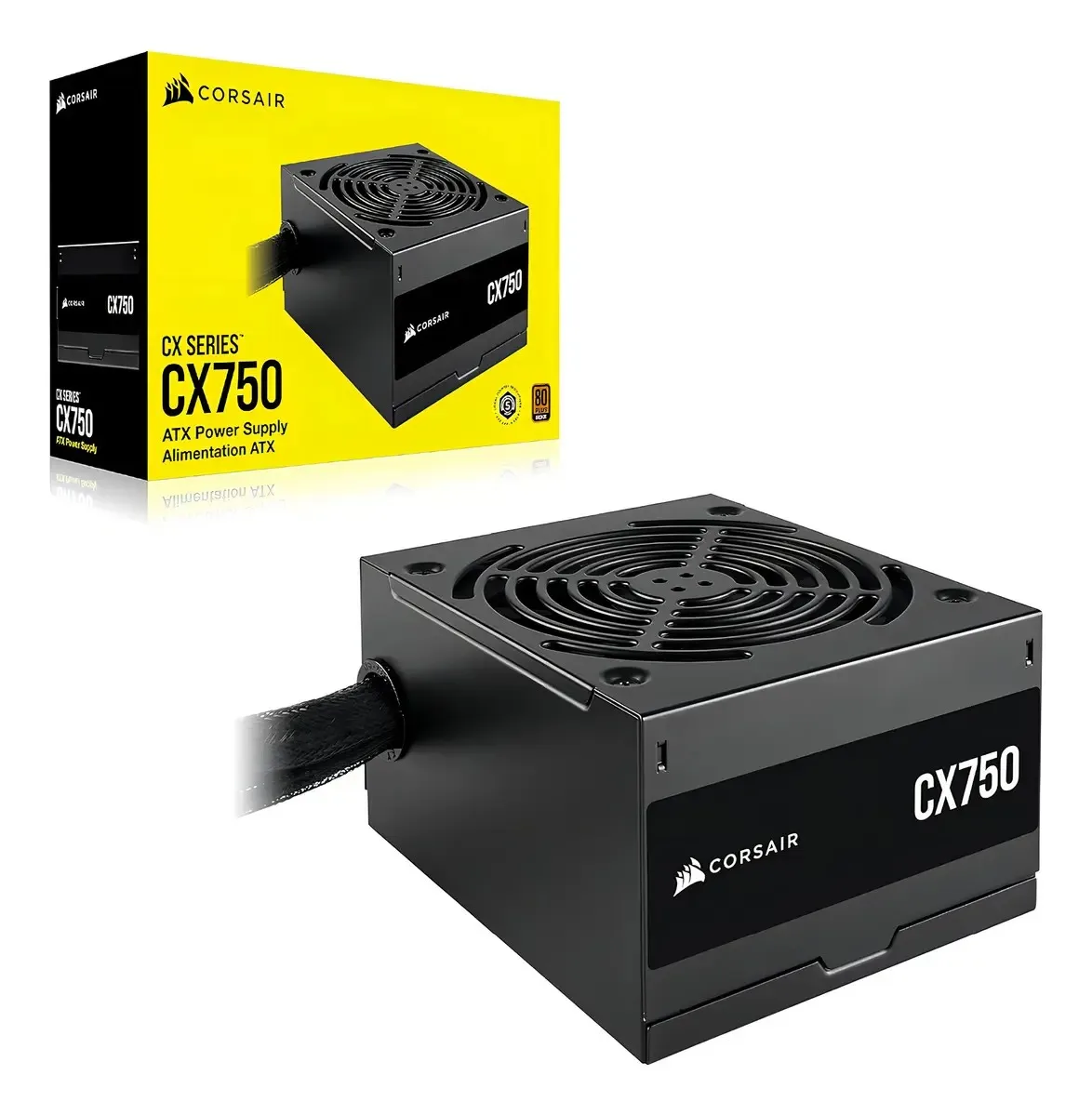 FUENTE CERTIFICADA CORSAIR 750W CX750 80 PLUS BRONZE CP-9020279-AR