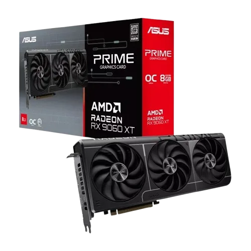 PLACA DE VIDEO RADEON ASUS RX 9060 XT PRIME 8GB OC PRIME-RX9060XT-O8G