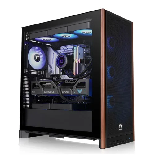 Gabinete Gamer Thermaltake S370 WS X4 Fan Black CA-11J-00M1WN-00