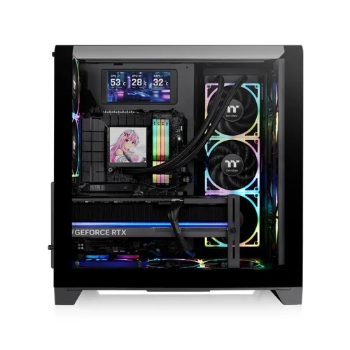Gabinete Gamer Thermaltake View 390 Air X2 Fan Black CA-11F-00M1WN-00