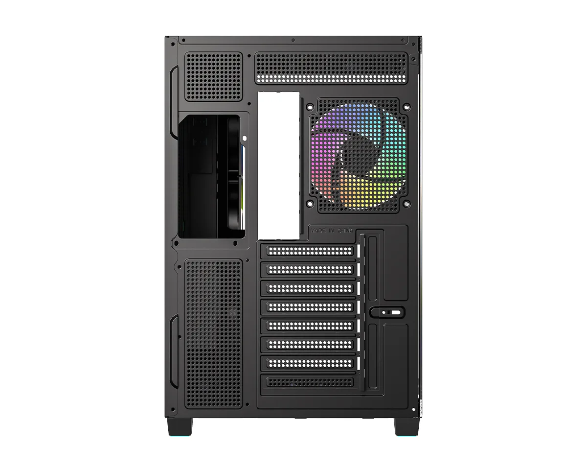 Gabinete Gamer ID-Cooling View 510 X4 Fan ARGB Black